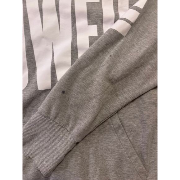 Athleta XL GREY HOODIE “I am powerful” - Picture 5 of 6